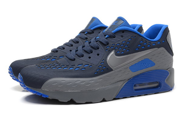 Air Max 90 Ultra BR Womens Shoe Black / Cool Grey / Royal Blue